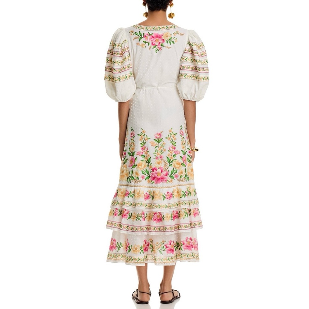 FARM Rio Palm Dream Midi Wrap Dress, NWT ๐ง๐ท - Picture 4 of 16